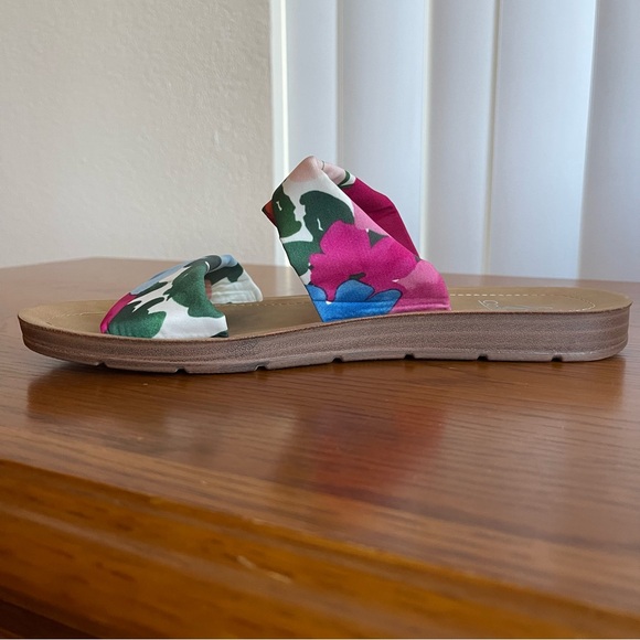 Corkys With a Twist Floral Slide Sandals Size 9 - Picture 4 of 15